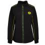 Woman's Softshell - Black. Wind and water resistant.